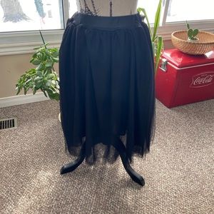 🖤Long Tulle Black Skirt 🖤